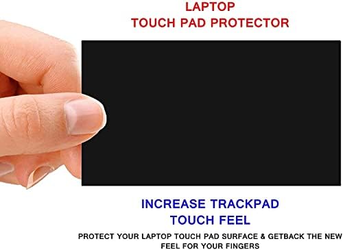 Protetor de trackpad premium do Ecomaholics para ASUS Chromebook Flip Flip 15,6 polegadas Laptop, Touch Black Touch