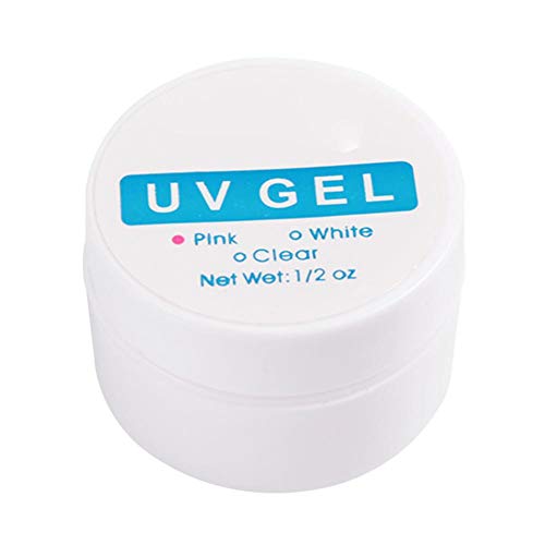 Gel de vedação UV, cola de extensão de unhas de 1/2 oz para unhas extremamente brilhantes e duráveis