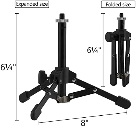 Geekria para criadores Tripé Tripé Mic Stand Compatível com Akg D5, P120, P220, P420, P820, C1000s, C3000, C451b,