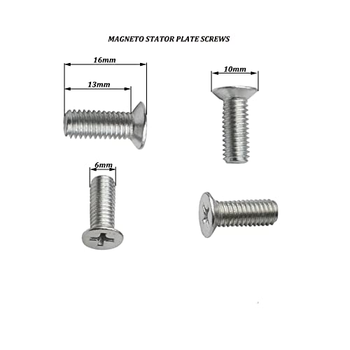 Parafusos de montagem do estator Magneto para chinês Bike Dirt Coolster SSR Stomp WPB Atomic 50cc 110 125 140cc 150cc 160cc