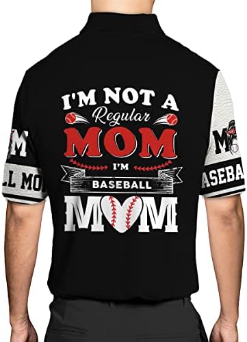 Mãe personalizada de beisebol, camisas mamães para mulheres engraçadas, fortes como camisa mamãe, presentes de aniversário para