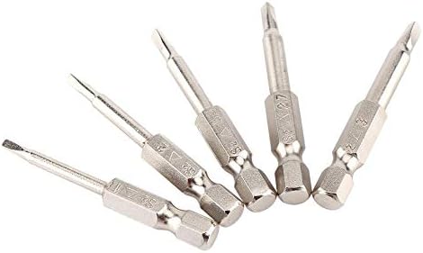 S2 Bits de chave de fenda Conjunto, chave de fenda triangular de 5pcs Ta1.8 Ta2.0 Ta2.3 Ta2.7 Ta3.0 Triângulo Bits com eixo