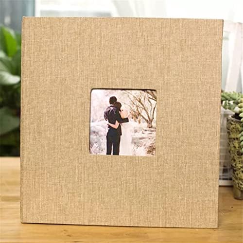 Ganfanren 16 polegadas Linho Diy Álbum de fotos Fotos de casamento Fotos de recortes de papel Crafts Arbustos Sticky