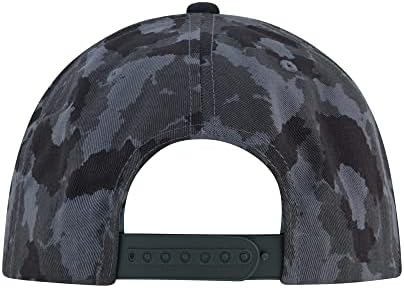 Conceito One Call of Duty Baseball Cap, Prestige Emblem Cotton Cotorneiro Snapback Baseball Hat com borda plana, preta, um tamanho