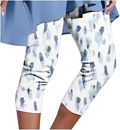 Mulheres calças cortadas moda calça de legging floral capris de verão cintura elástica casual slim fit corredor yoga sweatpante