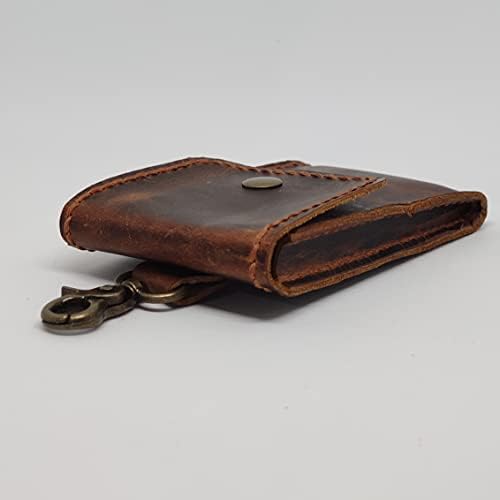 Caixa de coldre de couro holsterical para huawei mate 20 x, capa de telefone de couro genuíno artesanal, caixa de bolsa