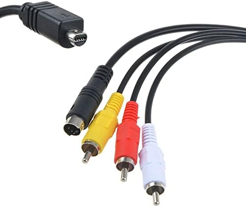 Parthcksi AV A/V TV Vídeo Cabo de Audio Cable Lead para Handycam DCR-SX45/V/E/L SX45/E/R
