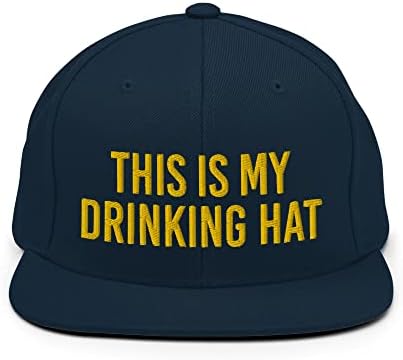 Bebendo o chapéu bordado da festa bordada, este é o meu chapéu de bebida