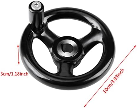 Roda de moagem, roda de mão com alça giratória, roda de mão de isolamento forte, para máquina de moer para trituradores