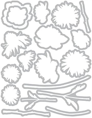 Sizzix 661613 Framelits Die Set, Flower Garden & Mini Bouquet