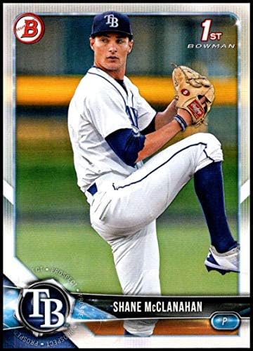 2018 Bowman Draft #BD-9 Shane McClanahan RC Rookie Tampa Bay Rays MLB Baseball Trading Card