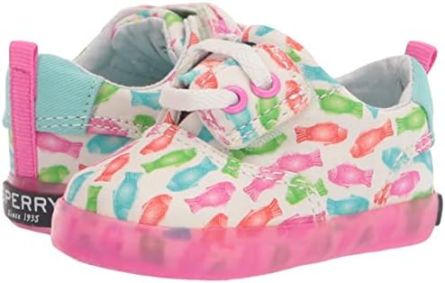 Sperry Unissex-Child Spinnaker Crib Jr Washable Sneaker