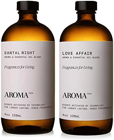 Óleos Essentiais da Aromatech Conjunto de Santal Night and Love Affair - 120 mililiter