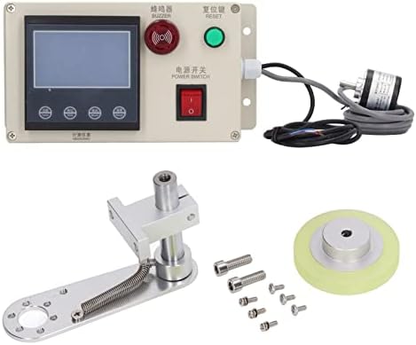 Contador de medidores, contagem de linha dupla AC100-240V Professional 8 dígitos Contador de comprimento de operação automática para impressão de fábricas