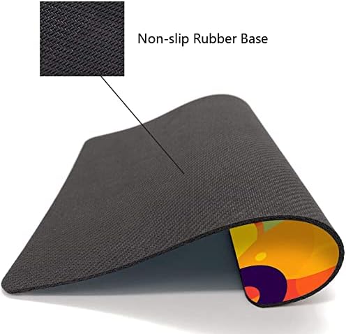 Shencang Blue Gaming Retângulo Mouse Pad com sorvete Art-51 Design Surface para melhorar a precisão e a velocidade do mouse