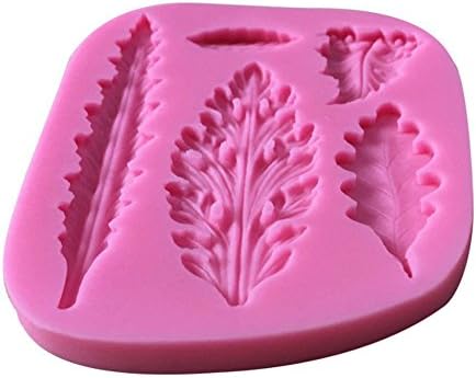 Akoak rosa 3d árvore de molde de folha de molde FONDANT FOLDANT FOLDANT FOLDA DO MOLDO DIY FOONT DIY