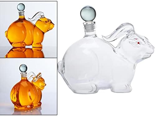 Rakute Creative Animal Carafe Decanter 500ml / 1000ml Distribuidor de licor para licor, jarro de 18x13cm