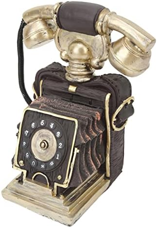 Modelo de telefone Rosvola Decoração, requintado modelo de telefonia antiga simulada e requintada para o quarto para o café