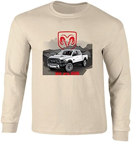 Dodge Ram Hemi “White” Camiseta de manga comprida