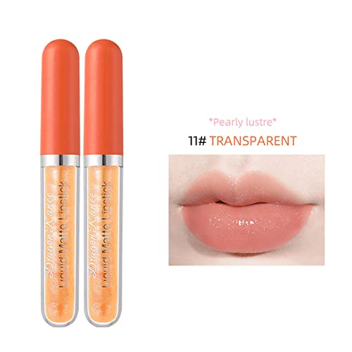 Longa duração de batom líquido Lipstick espelho lábio maquiagem hidratante conjunto de batom toot hidratante transparente