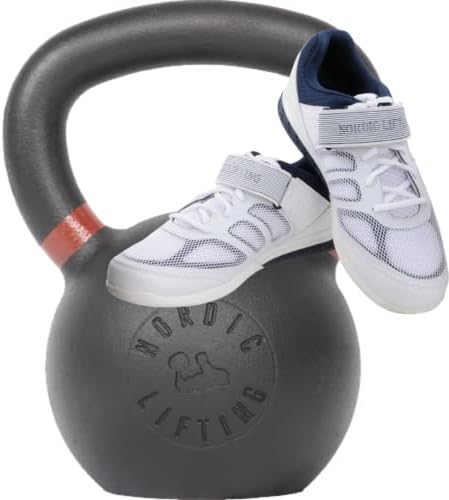 Kettlebell - pacote de 31 lb com sapatos Venja Tamanho 7 - Branco