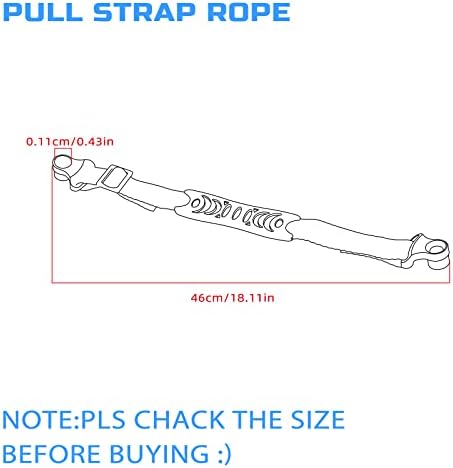Caken traseiro traseiro de resgate ajustável tira puxador de puxar corda para kx kxf klx suzuki rmz drz sutbikes motocross