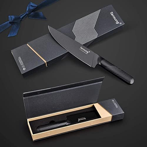 Faca de chef tansung, faca de cozinha de 8 Pro Ultra-Sharp Cutting Kooking Koved com lâmina de aço inoxidável durável,