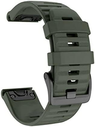 Otgkf New 20 22 26mm Silicone Sport Silicone Watch Band Strap for Garmin Fenix ​​5x 6x Pro 5 6 5s mais 6s 3 3hr Watch EasyFit