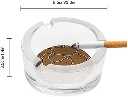 Potateias de vidro cinzas para cigarros redondo bandeja de cinzas portátil portátil categor