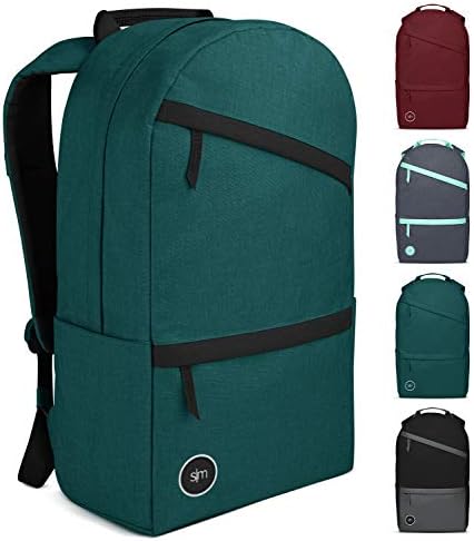 Mochila moderna moderna com manga de compartimento de laptop - bolsa de viagem 25l para homens e mulheres escolas de trabalho - luar