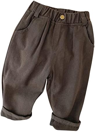 Aiihoo Kids Boys Athletic Pants Calças elásticas da cintura elástica Sweats Sweats Punts no fundo do traje