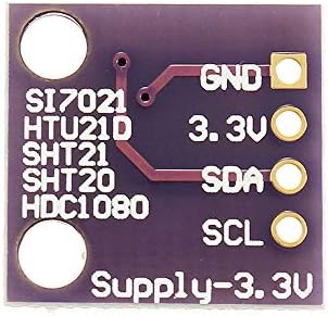 Gy 一 213V 一 SI7021 SI7021 3.3V Placa de módulo de sensor de umidade de alta precisão de alta precisão com interface