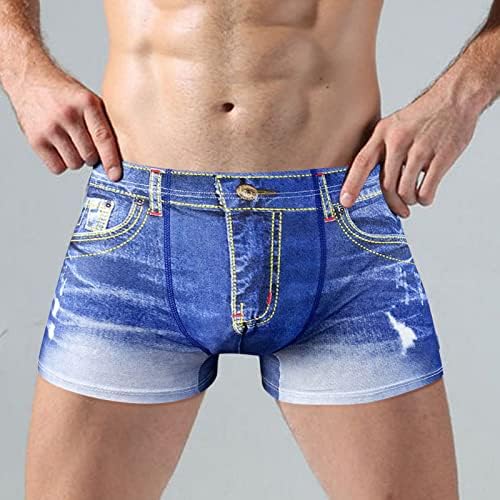 2023 New Briefs Underwear Men's Mid Impressed Rouphe Boxer