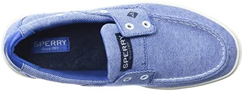 Bancos externos de Sperry Men Sapato de 2 olhos, azul lavado, 10,5