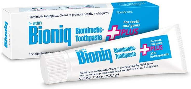 Bioniq Plus Biomimetic Toothsy com 20 % de hidroxiapatita para dentes e gengivas, 3,44 onças