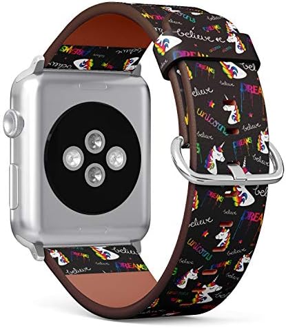 Cinta de pulseira de couro padronizada para séries de relógios Apple 4/3/2/1 gen, substituição para bandas iwatch 42mm/44mm