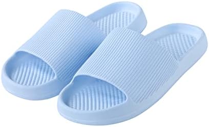 Mulheres chinelas de chinelos planos deslizamentos em sandálias para femininos de ponta de nuvem de dedo do dedo