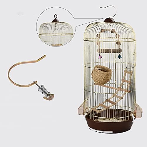 Gaiola de pássaro transportador de pássaros leve gaiola de viagem respirável com copos de alimentação gaiola de viagem
