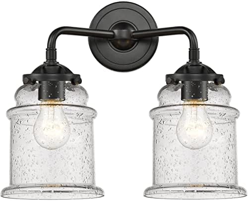 INOVAÇÕES Iluminação 284-2W-OB-G184 LED CANTON 2 Light Vanity Light Parte da coleção Nouveau