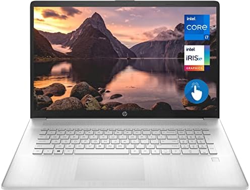 HP 17 Laptop, tela sensível ao toque de 17,3 HD+, processador de 12ª geração Intel i7-1255U, 64 GB DDR4 RAM, 2TB SSD, Wi-Fi 6,