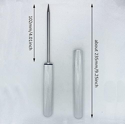 Agulha de chá, liga de alumínio Pick Jruizhp 1 PCs Faca de faca de chá, cone de gelo, comida congelada para o restaurante de