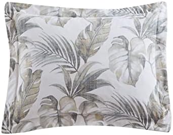 Tommy Bahama - Conjunto de edredom de rei, roupas de cama reversíveis de algodão com shams combinando, decoração de casa