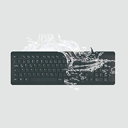 Teclado de onda de caixa compatível com Lenovo Ideapad Gaming 3i - Teclado Aquaproof USB, teclado USB de água à prova d'água lavável