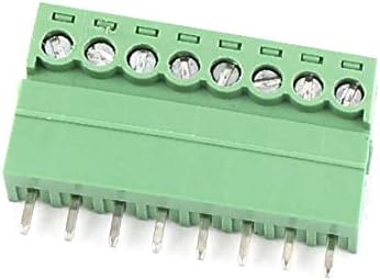 X-DREE 10 PCS 250V 6A 8 pinos de 3 mm de 3 mm de mount bloqueio de mount bloqueio de mount bloqueio (10 pcs 220v 6a conector de bloque de terminais de Montaje en pcb con espaciado de 8 mm y 8 pinheiros