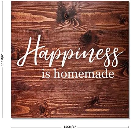 Signo de paletes de madeira rústica Felicidade é caseira de estilo antigo sinal de madeira Plata
