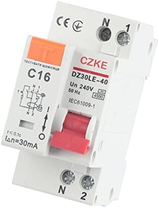 Uncaso DZ30LE-40 230V 1P+N RCBO MCB disjuntor de corrente residual com excesso de proteção contra vazamento de corrente