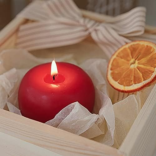 Bandeja de gotejamento de velas vela de fruta forma de frutas aromaterapia vela presentes criativos de natal véspera de fragrâncias decoração de vela de Natal Conjunto