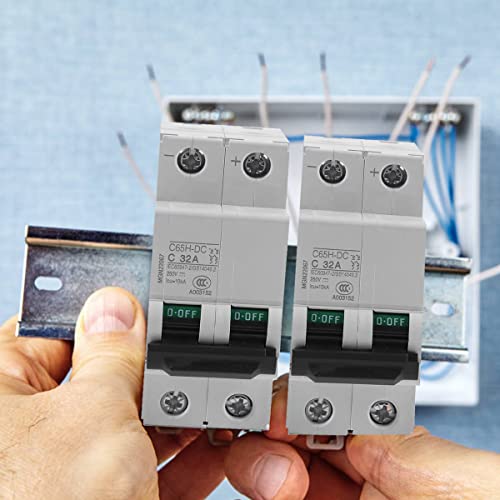 2P 250V Baixa tensão DC Disjuntor de circuito miniatura, Din Rail Monte 63A disjuntor de ar em miniatura para painéis