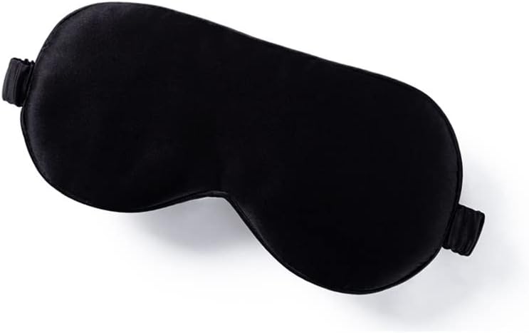 Yannies Sleep Máscara de seda capa de seda cetim de cetim macio elástico Strap Eyeshade de viagem Sapca para mulheres homens