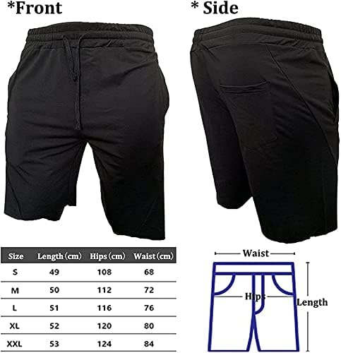 Atractivoll masculino de shorts casuais treino seco rápido ou treinamento de academia curto com bolsos